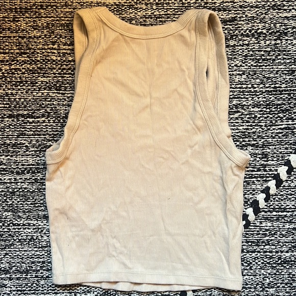 Cream A&F Tank top - Picture 3 of 4